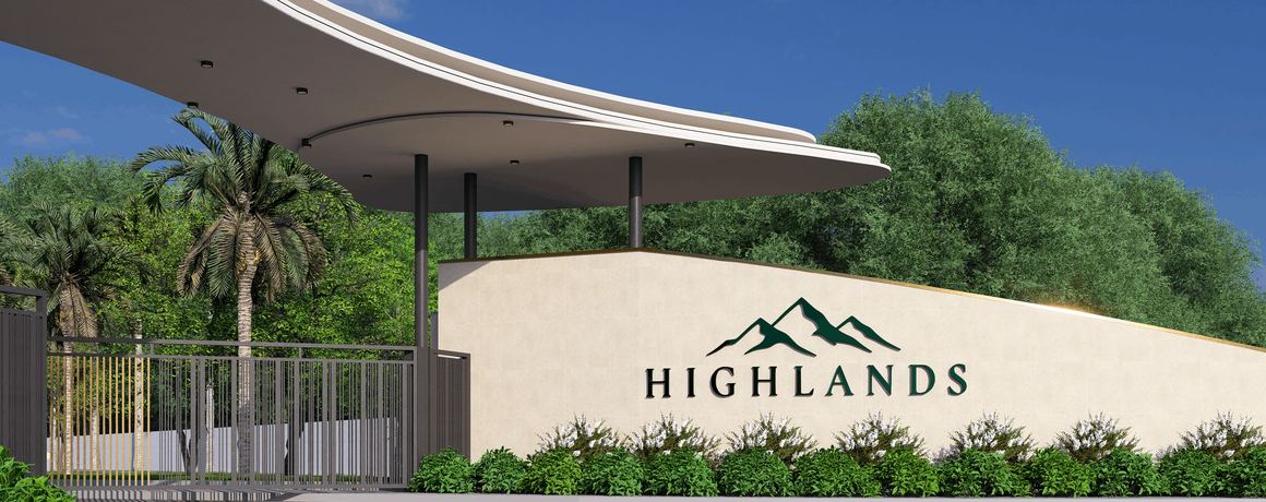 Radiance Highlands – Highlands entrance signage and gate (artist's impression)